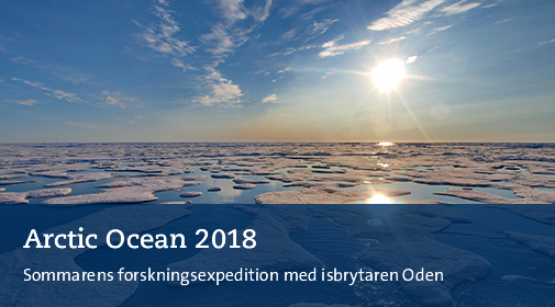 Sommarens forskningsexpedition med isbrytaren Oden - Arctic Ocean 2018. Foto: M Tjernström
