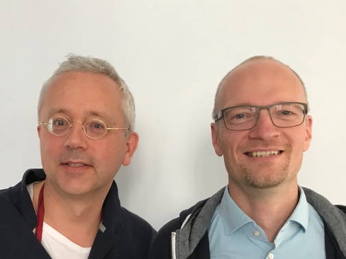 Jan-Willem de Gier och Samuel Wagner Foto: Privat