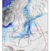 The Baltic Sea basin, with the limits of the Fennoscandian ice sheet and source and sink areas used 