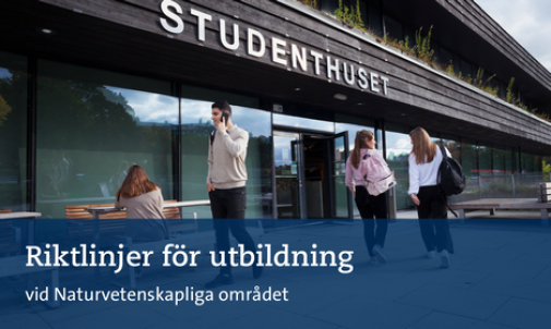 Studenter utanför studenthuset, Stockholms universitet