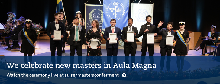 Watch the ceremony in Aula Magna on May 20. Photo: Ingmarie Andersson