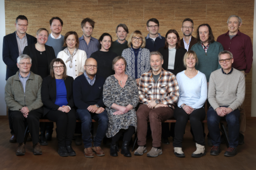 En gruppmbild med ledamöterna i Områdesnämnden för naturvetenskap år 2024-2026.